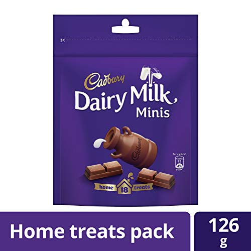 Cadbury Dairy Milk Chocolate Home Treats Pack, 126g