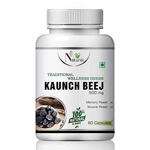 Natural Health Care Kaunch Beej Herbal Capsules 100% Ayurvedic - 60 Tablets