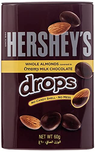 Hershey's Whole Almonds Covered in Creamy Milk Chocolate, 60 g
