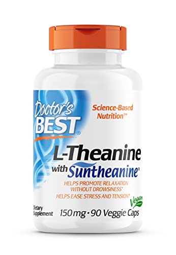 Doctor's Best, Suntheanine L-Theanine, 150 mg, 90 Veggie Caps