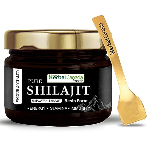 Herbal Canada Pure Himalayan Shilajit/Shilajeet Resin, 20g