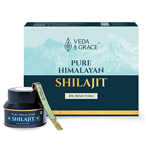 Veda & Grace Himalayan Shilajit/Shilajeet Resin Form - 20G