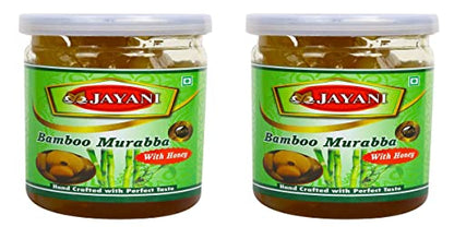 JAYANI Homemade Bamboo Murabba with Raw Forest Honey Helps Increasing Height Growth | Bans Ka Murabba 350 Gm/175 Gm x2