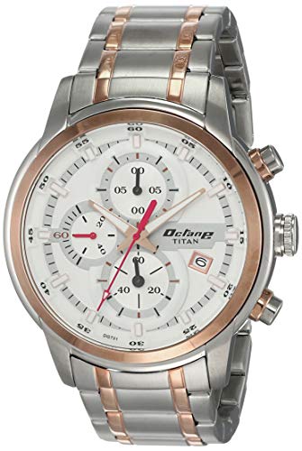 Titan Octane Analog Silver Dial Men's Watch-NL90086KM02