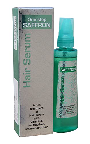 AMPEX Saffron Hair Serum for Women & Men/Contains Walnut Oil/Instant Shine & Smoothness/Regular use ir/Gives frizz – Hair/Soft and Silky Touch - 100ml