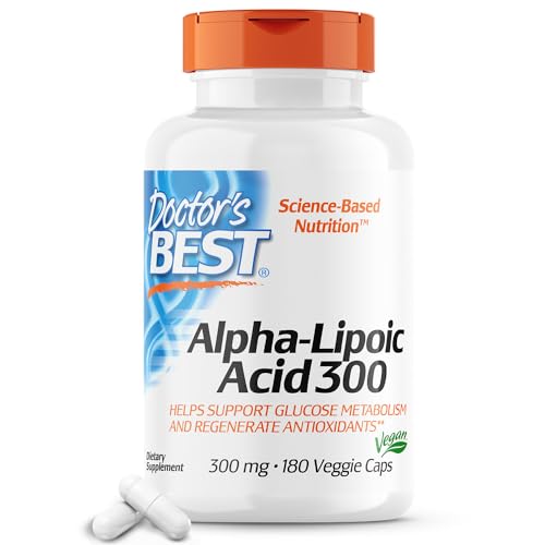 Doctor's Best, Best Alpha-Lipoic Acid, 300 mg, 180 Veggie Caps