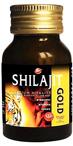 DABUR Shilajit Gold Pack Of 2 Bottle, Capsule