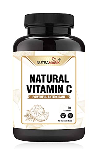 Nutramagik Vitamin C with Acerola Cherry,Rosehip Extract ,Vitamin D3 with Zinc -60 Capsules