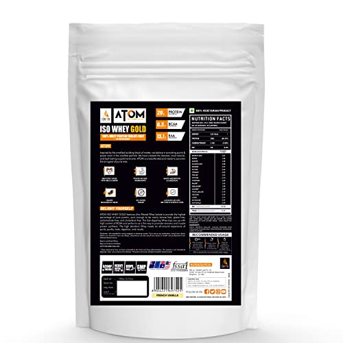 Asitis ATOM ISO Whey Gold 1Kg | 29g Protein | Muscle Recovery