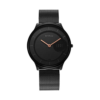 Titan Analog Black Dial Men's Watch-1843NM02