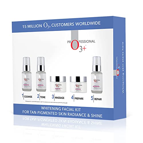 O3+ Whitening Facial Kit for Tan-Pigmented Skin Radiance & Shine (Regular Pack)
