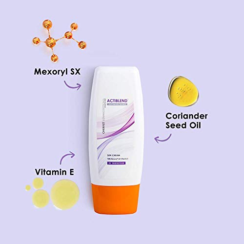 Cheryl's Actiblend Sun Cream with Vitamin E, Mexoryl SX & Coriander Extract, for All Skin Type, 50ml