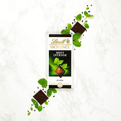 Lindt Excellence Mint Intense Dark Chocolate, 100 g