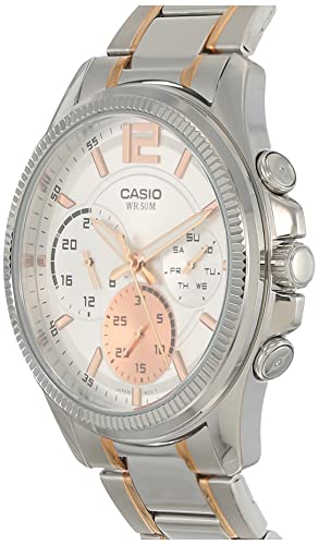 Casio Enticer Analog Grey Dial Men's Watch-MTP-E305RG-7AVDF (A1662)