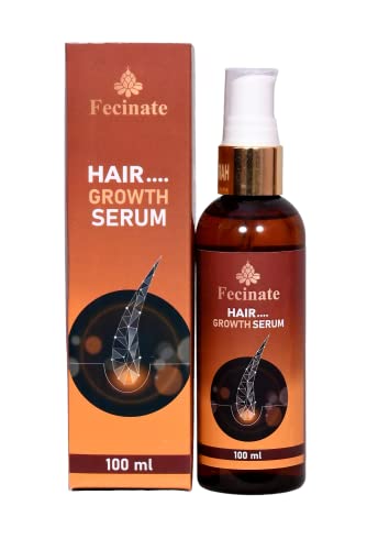 Fecinate Hair Growth Serum for Strong & Heallthy Hair, 100 Ml for men & women Reduce Hair Breakages & Promotes Hair Growth SERUM