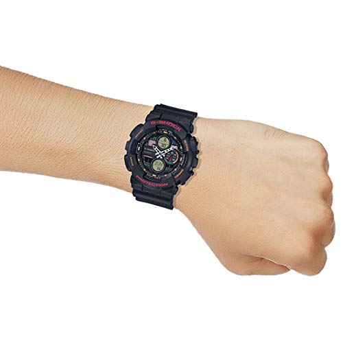 Casio G-Shock Men Black Dial Analog-Digital GA-140-1A4DR ( G976 )