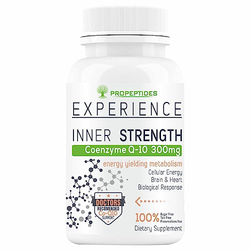 PROPEPTIDES Coq10 Supplement, Coenzyme Q10 300mg (Ubiquinol) Tablet with Omega 3, Alpha Lipoic Acid,Health, Energy, And Antioxidant Support 60 Tablets