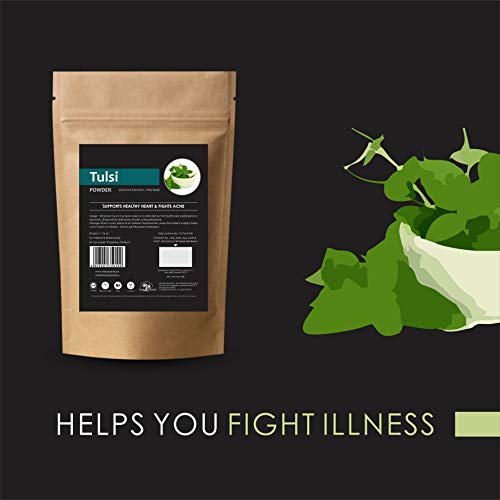 Herb Essential Pure Tulsi Ocimum Sanctum Holy Basil Powder - 50 g