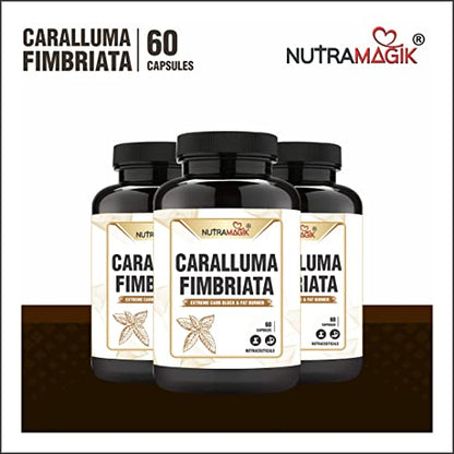 Nutramagik Caralluma Fimbriata Extract Best Natural Plant Root Appetite Suppressant - 60 capsules