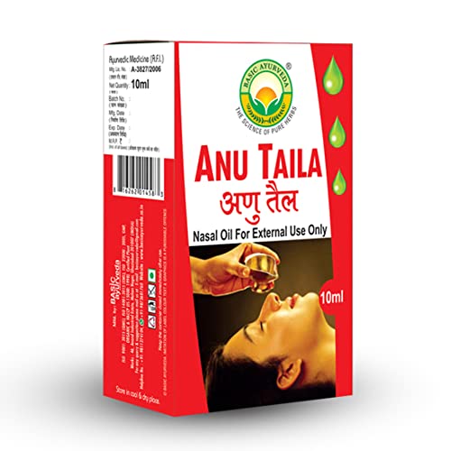 BASIC AYURVEDA Anu Taila 10Ml Pack Of 6 | Nasal Oil For External Use Only | Organic 100% Natural & Pure Drop