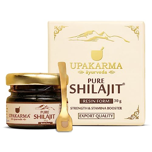 UPAKARMA Ayurveda Pure and Natural Shilajit/Shilajeet Resin Mega Pack 30g Pack of 1