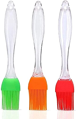 SKYEE Set of 3 Pices Silicone Pastry Brush (Multicolour)