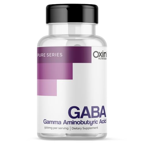 Oxin Nutrition GABA Gamma aminobutyric acid 500 mg Pure Series (90 Capsules)