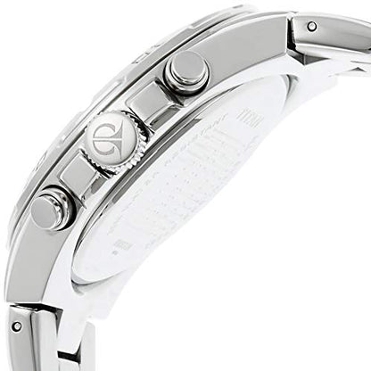 Titan Octane Chronograph White Dial Men's Watch-NL9308SM01/NP9308SM01