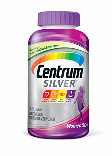 Centrum Silver Multivitamin Multimineral Supplement for Women's 50+ - 275 Tablets
