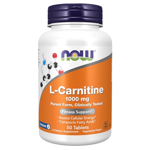 L-Carnitine, 1000 mg, 50 Tabs by Now Foods