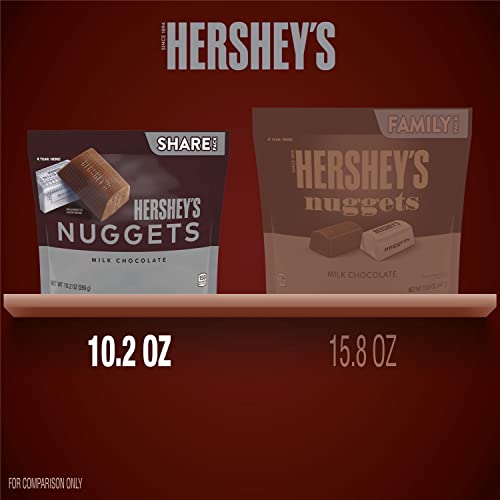 Hershey's Nuggets Candy, Milk Chocolate, 10.2 Oz