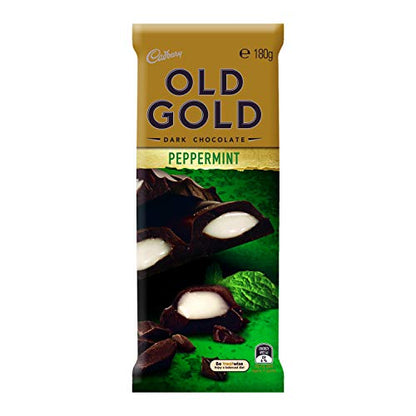 Cadbury Old Gold Peppermint Dark Chocolate, 6.35 oz / 180 g