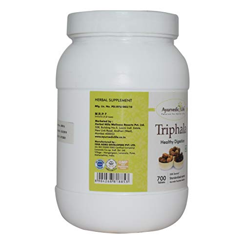 Ayurvedic Life Triphala 700 Tablets Value Pack