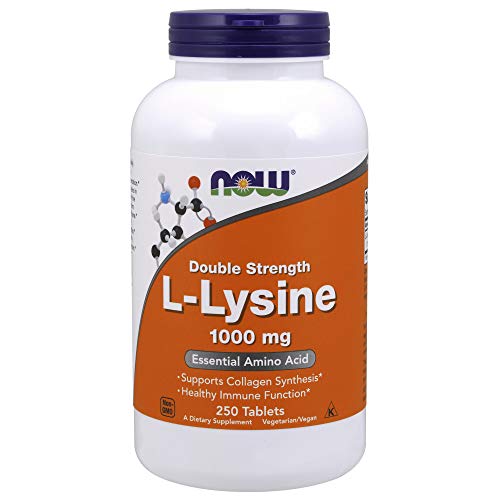 Now Foods, L-Lysine, 1000 mg, 250 Tablets