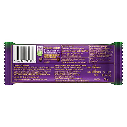 Cadbury Dairy Milk Silk Hazelnut 143g & Cadbury Dairy Milk Silk Roast Almond 143g Chocolate Bar , Pack of 4