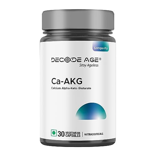 Decode Age Ca AKG Supplement Calcium Alpha-Ketoglutarate | Healthy Ageing (30 Capsules)