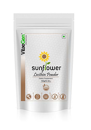 VitaeGen Sunflower Lecithin Powder E322-100g