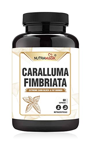 Nutramagik Caralluma Fimbriata Extract Best Natural Plant Root Appetite Suppressant - 60 capsules