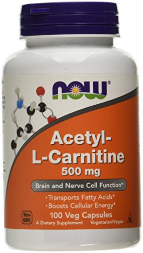 Now Foods Acetyl-L Carnitine, 500 mg, 100 Vcaps