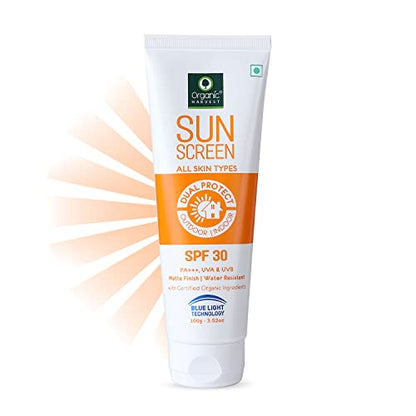Organic Harvest All Skin SPF 30 Sunscreen: Kakadu Plum, Acai Berry & Chia Seeds | Sunscreen for Dry, & Combination Skin | Sulphate & Paraben-free 100g