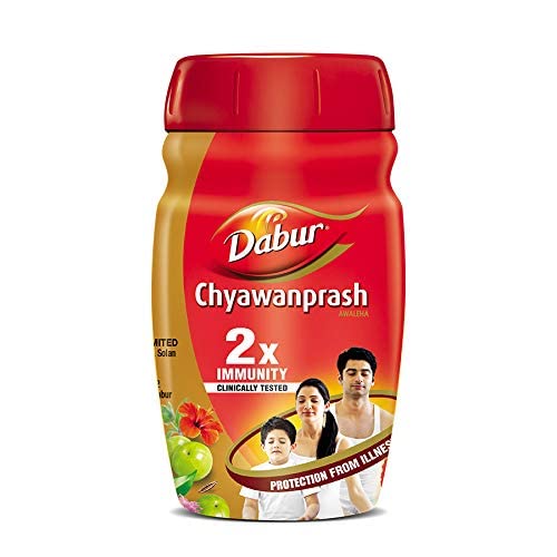 Dabur Chyawanprash - 250g | 3X Immunity Action | With 40+ Ayurvedic Herbs | Helps Build Strength and Stamina | Builds Overall Health