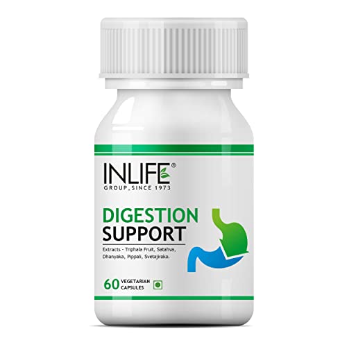 INLIFE Digestion Support Supplement (60 Veg. Capsules)