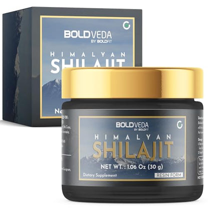 BOLDVEDA Shilajit Resin Pure Himalayan Shilajeet Resin 15g