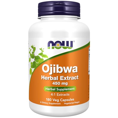 Now Foods Ojibwa Herbal Extract, 180 Caps 450 mg