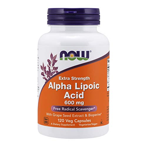 Now Foods Alpha Lipoic Acid Capsules 600mg - 120 Capsules