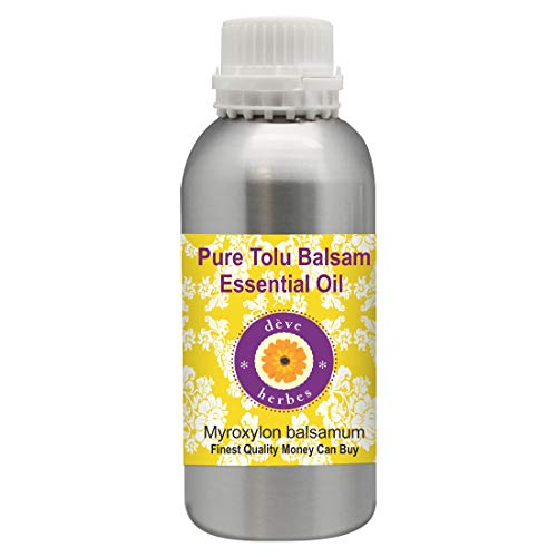 Deve Herbes Pure Tolu Balsam Essential Oil (Myroxylon balsamum) Natural Therapeutic Grade Steam Distilled 630ml