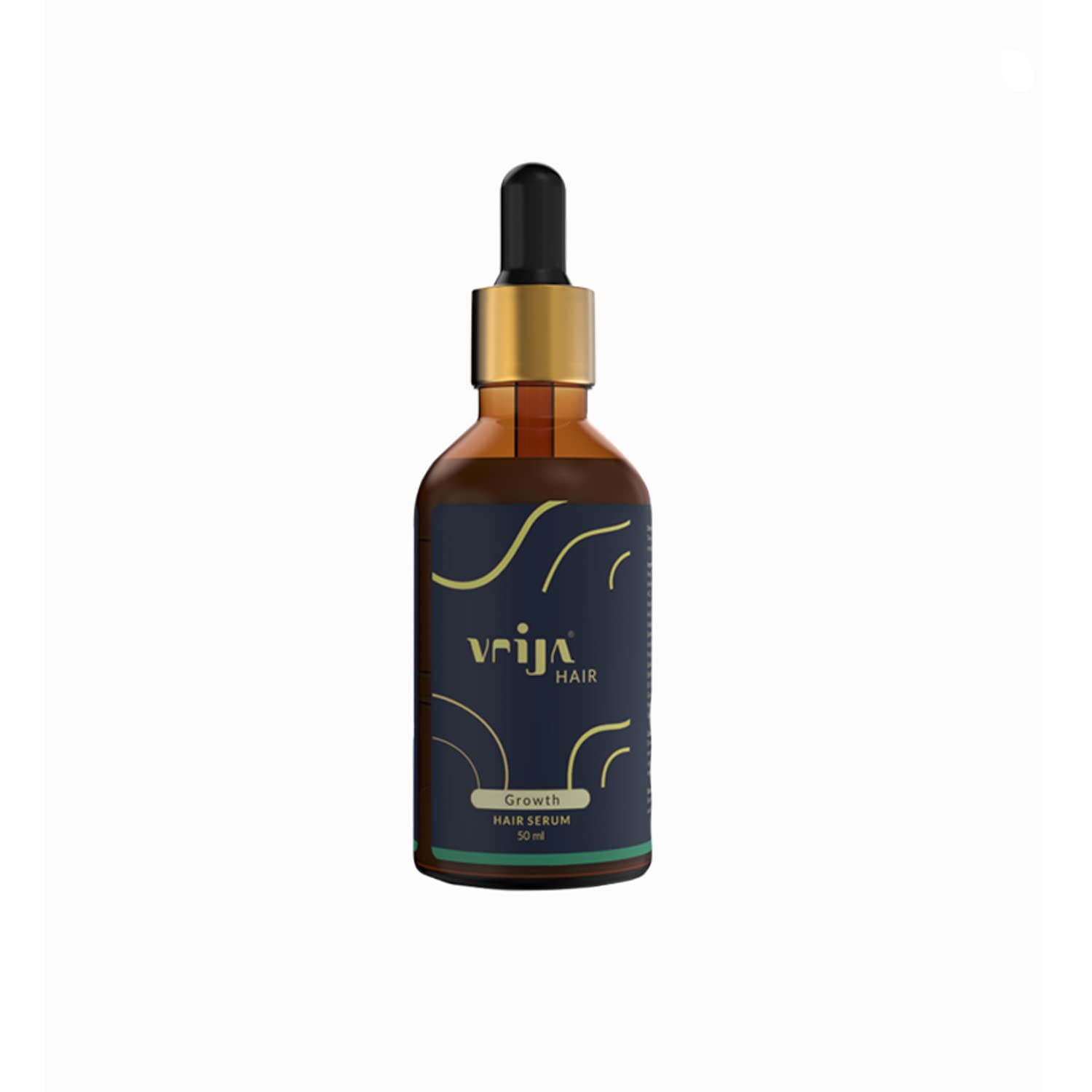 Vrija Growth Hair Serum Loaded With Anagain, DHT Blockers & Essential Nutrients Rescue Hair Fall, Both Adds Volume for Women and Men 50 ml (Pack Of 1)