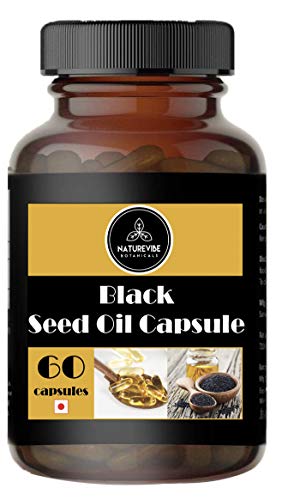 Naturevibe Botanicals Black Seed Oil Capsules - 500mg | 60 Capsules