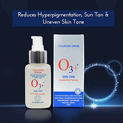 O3+ Collagen Serum to Brighten, Lighten, Tighten, Hydrate and Moisturise Skin and Instantly Smoothen Fine Lines and Wrinkles (50ml)