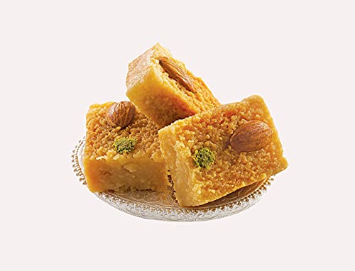 Anand Sweets Ajmeri Kalakand - Slow Cooked Pure Ghee Milk Cakes Box (250 gm)